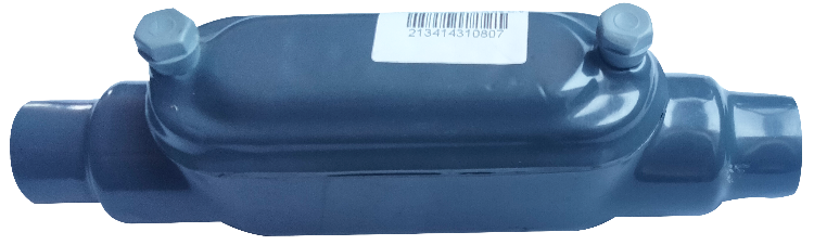Condulet serie ovalada tipo "C" para areas generales con pvc. 