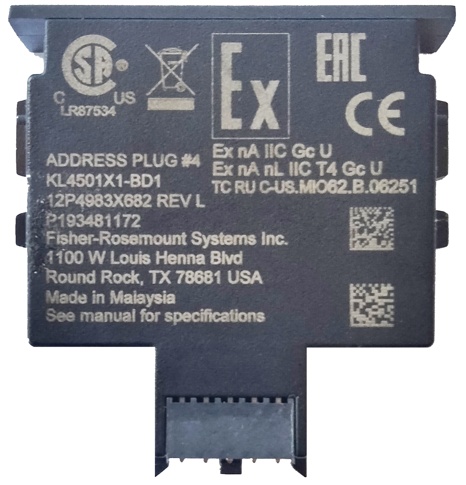 KL4501X1-BD1 Address plug #4